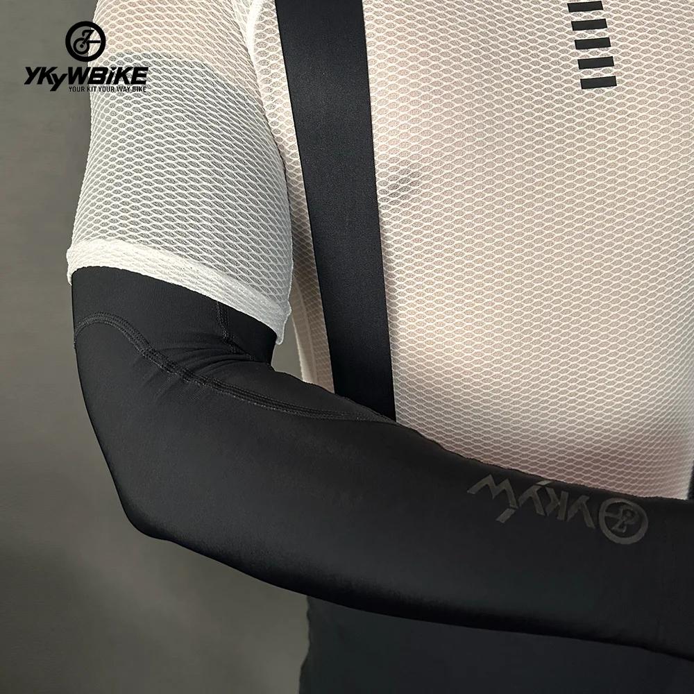 YKYWBIKE-Manchons de bras de vélo pour hommes, Smile Warm, Sports, Hiver, Cyclisme, Italie MITI, Com