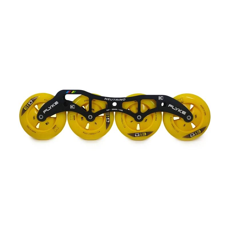Flyke-Cadre de patins de vitesse en ligne, châssis MPC, 4 roues, NEUTRINO, 4x110, 4x100, 4x90, Black