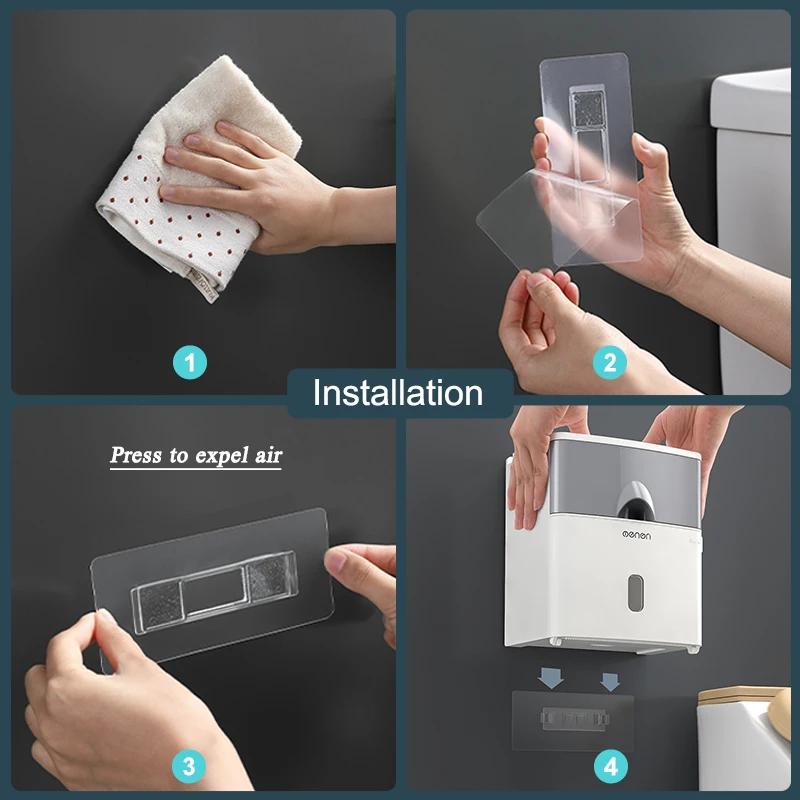 MENGNI porte-papier hygiénique de haute qualité, boîte de rangement étanche pour mouchoirs, organisa