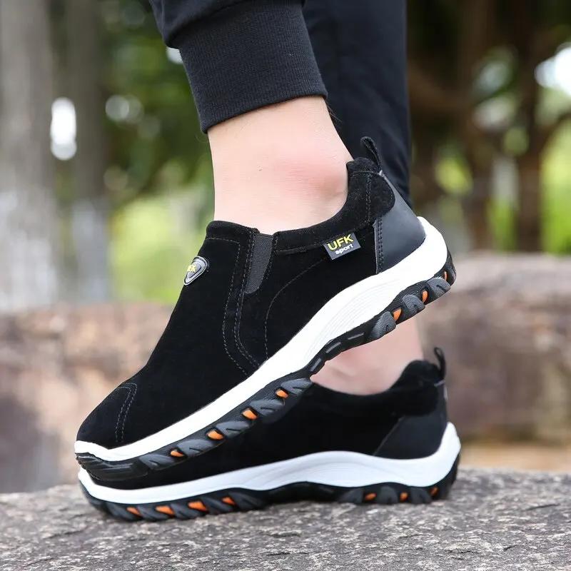 Baskets d'extérieur confortables pour hommes, chaussures de marche, chaussures d'escalade, chaussure