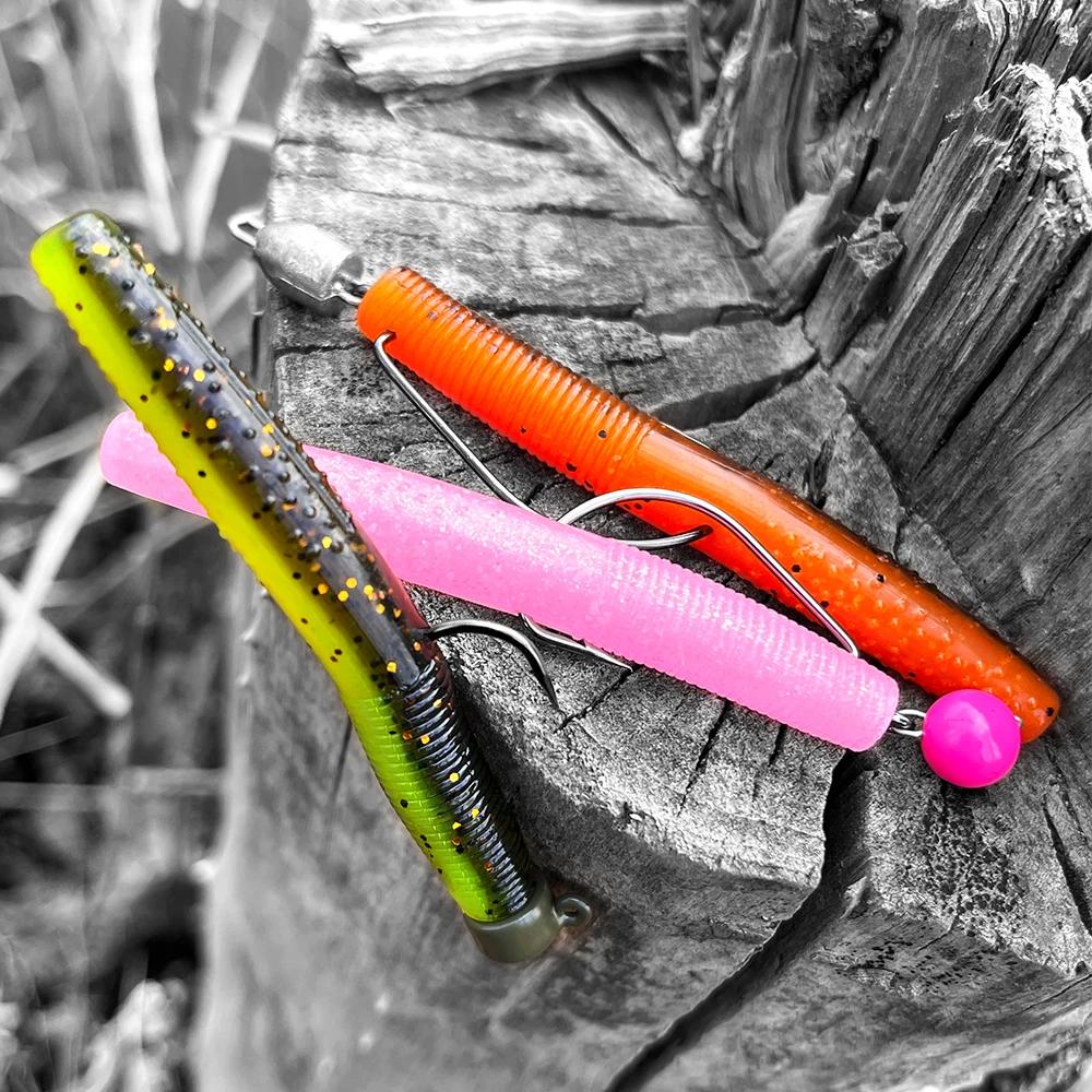 Spinpoler gros ver Senko Finesse TPR Ned ver plate-forme souple leurres de pêche 2.75 "Stickbait app