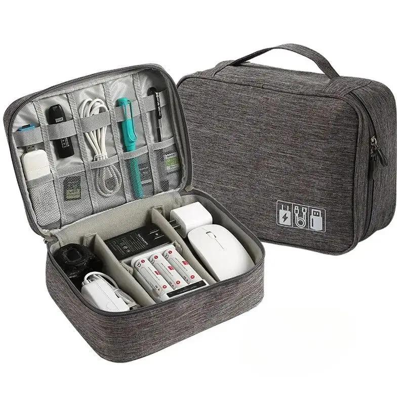 Sac de rangement de câbles, organisateur électronique numérique étanche, sac de rangement de prise d