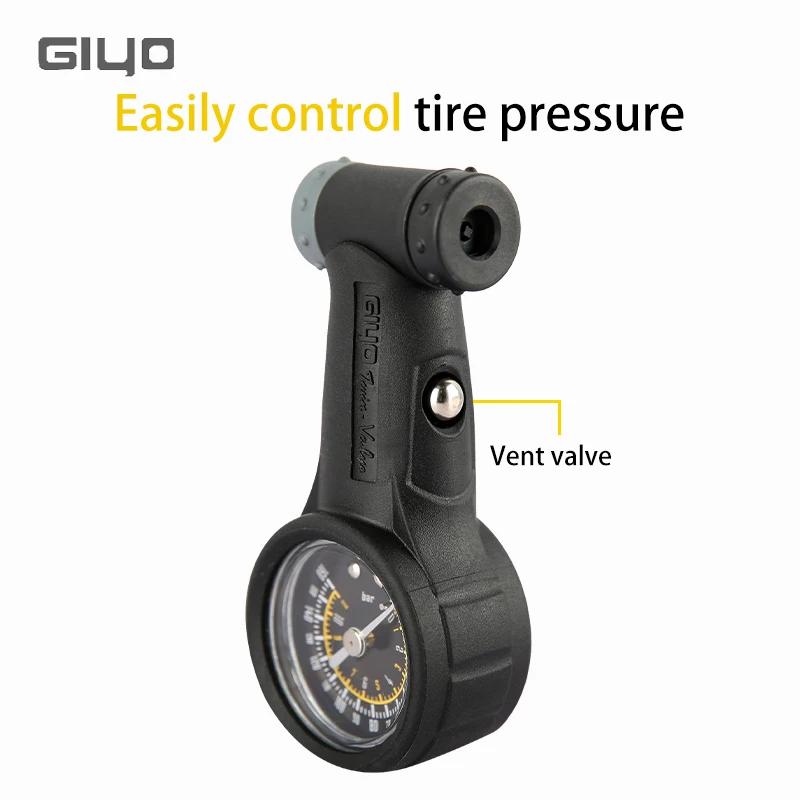 GIYO GG-05 160 PSI jauge de pression d'air des pneus Mini compteur de pneu d'air de vélo Portable po