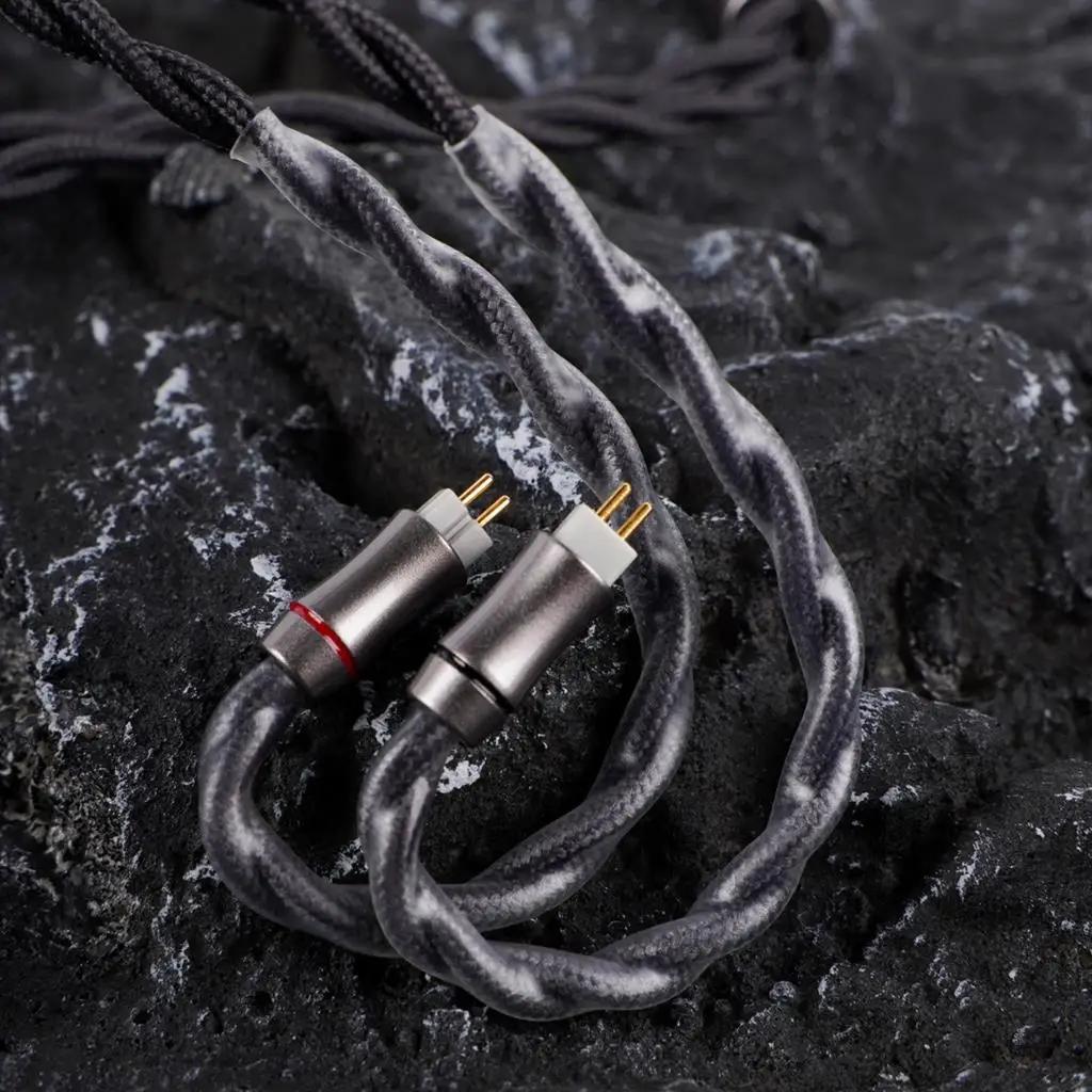 NICEHCK AceOrpheus câble 8N OCC HIFI IEM fil Audio 4.4mm équilibré MMCX/2Pin pour moniteur intra-aur