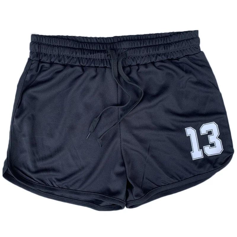 Short de sport d'été pour hommes, maille imprimée, séchage rapide, Fitness en plein air, GYM, Squat,