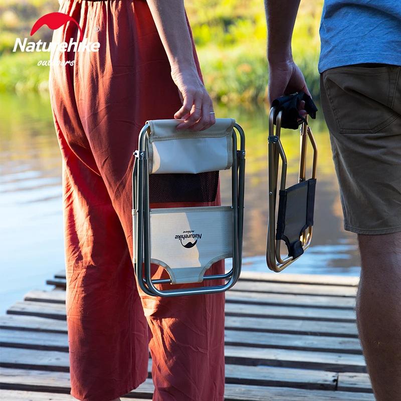 Natureifa-Chaise de plage ultralégère, pliante, portable, avec sac en filet, pour camping, pique-niq