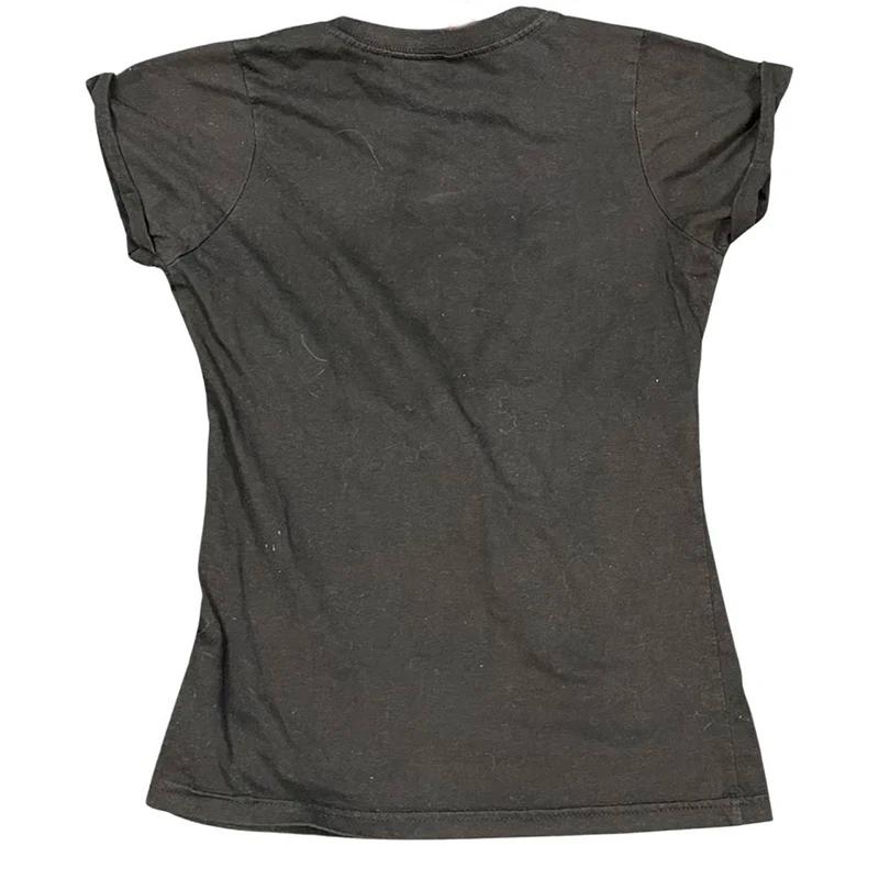 Esthétique Emo y2k hauts été bébé t-shirts hauts Streetwear gothique Harajuku graphique Cool fille T