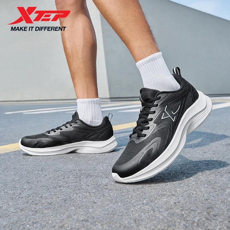 XTEP chaussures de course hommes 2025 été maille respirant confortable résistant à l'usure chaussure
