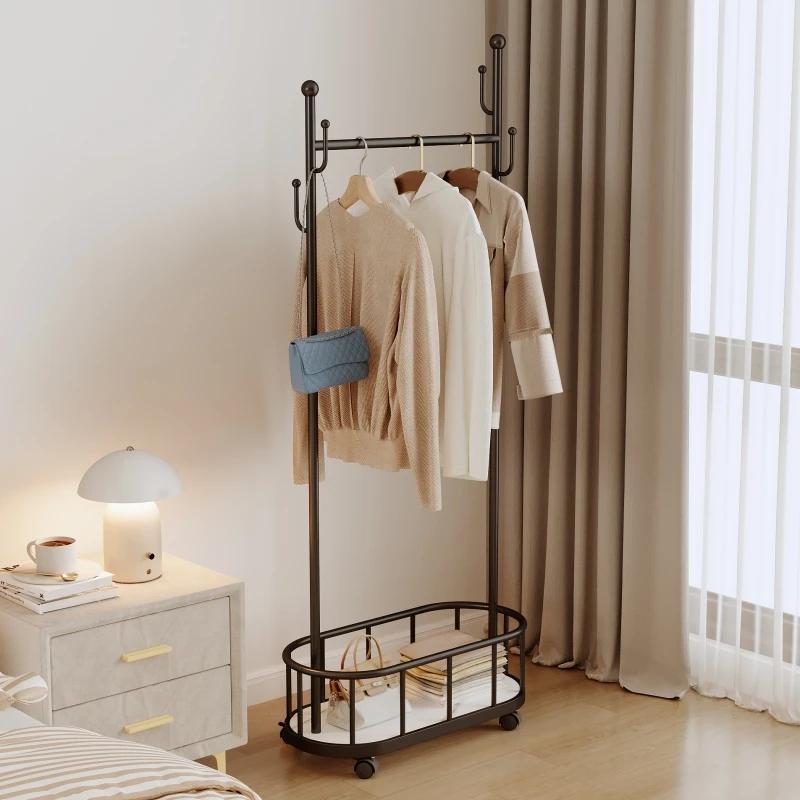 Porte-manteau, porte-vêtements sur pied pour chambre à coucher, porte-vêtements sur pied tendance et