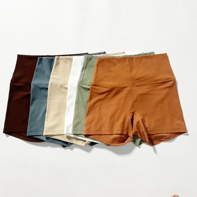 Short de sport taille haute pour femmes, short de Yoga, coupe cintrée, levage des fesses, course à p