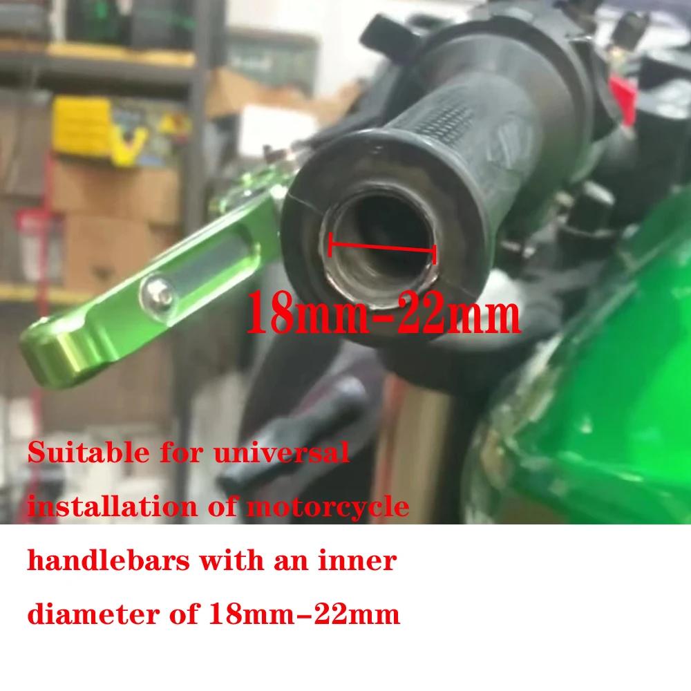 Embouts de barre de poignée 18mm-22mm, pour KAWASAKI Yamaha Suzuki Honda DUCATI Aprili, accessoires