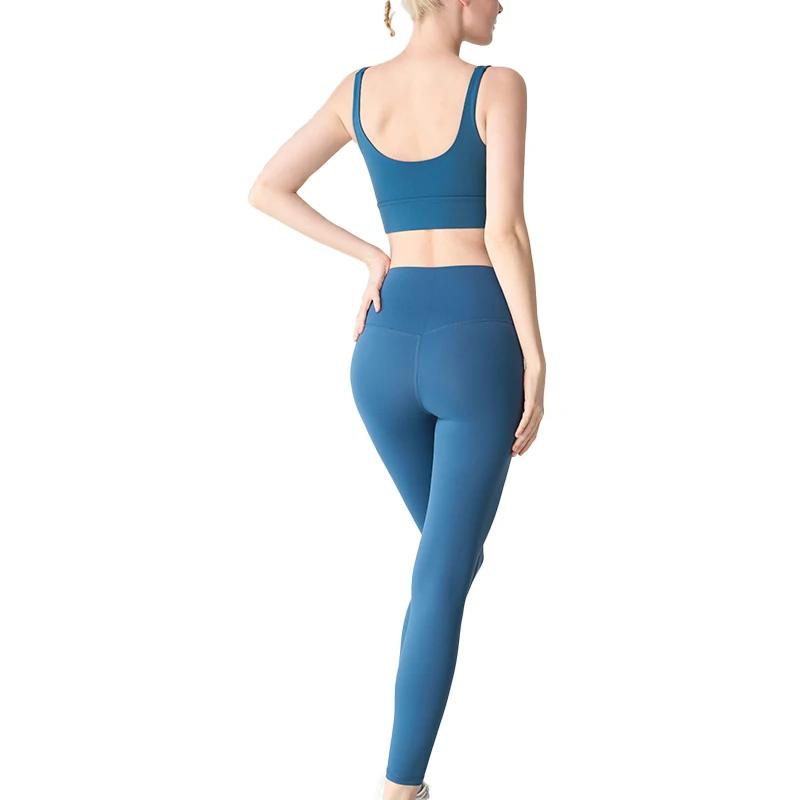 Vêtements de Yoga 2 pièces, survêtement pour femmes, vêtements d'athlétisme, Pilates, Fitness, ensem