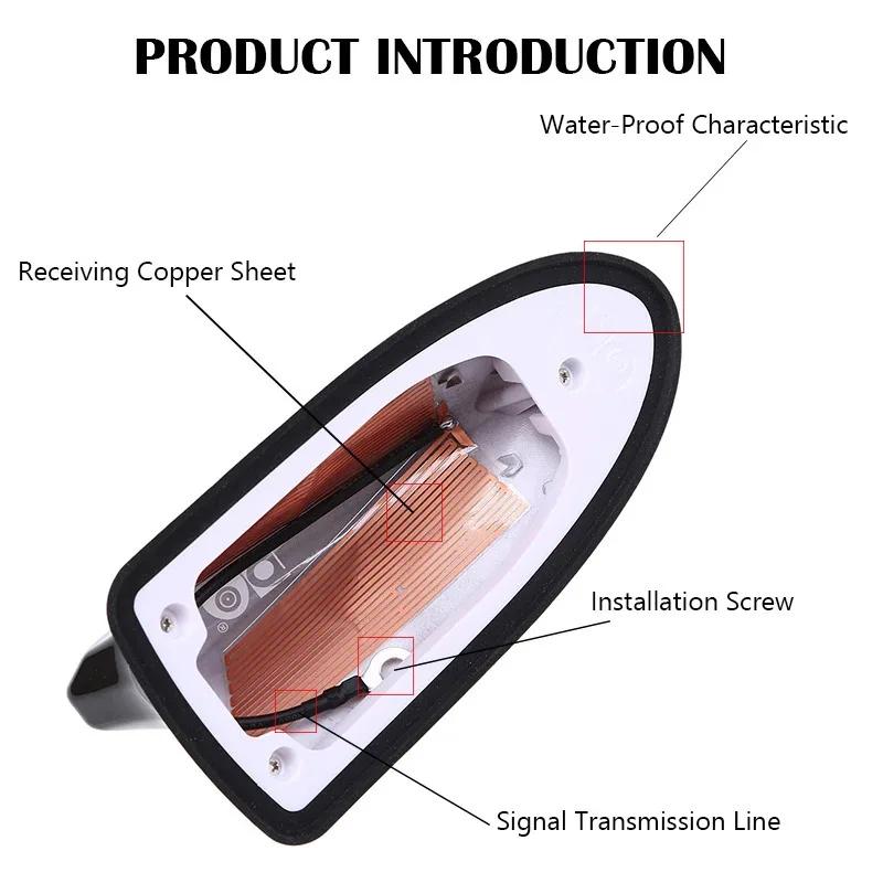 Aileron de toit de voiture étanche, antenne radio requin pour Mini Cooper, Suzuki Swift, Seat Ibiza,