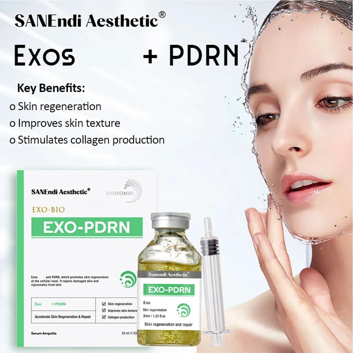 Exosomes Exo-Bio Sérum PDRN Saumon ADN Dermapen Sérum hydratant pour le visage HA Skin It Répare la