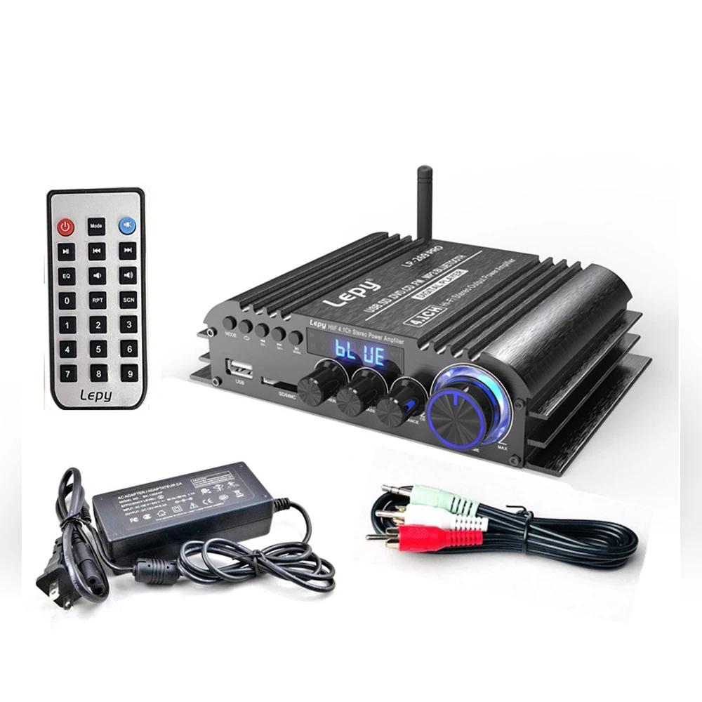 LEPY LP-269PRO amplificateur 4.1 canaux Bluetooth 5.0 Coaxial dans USB SD fonction FM sortie caisson