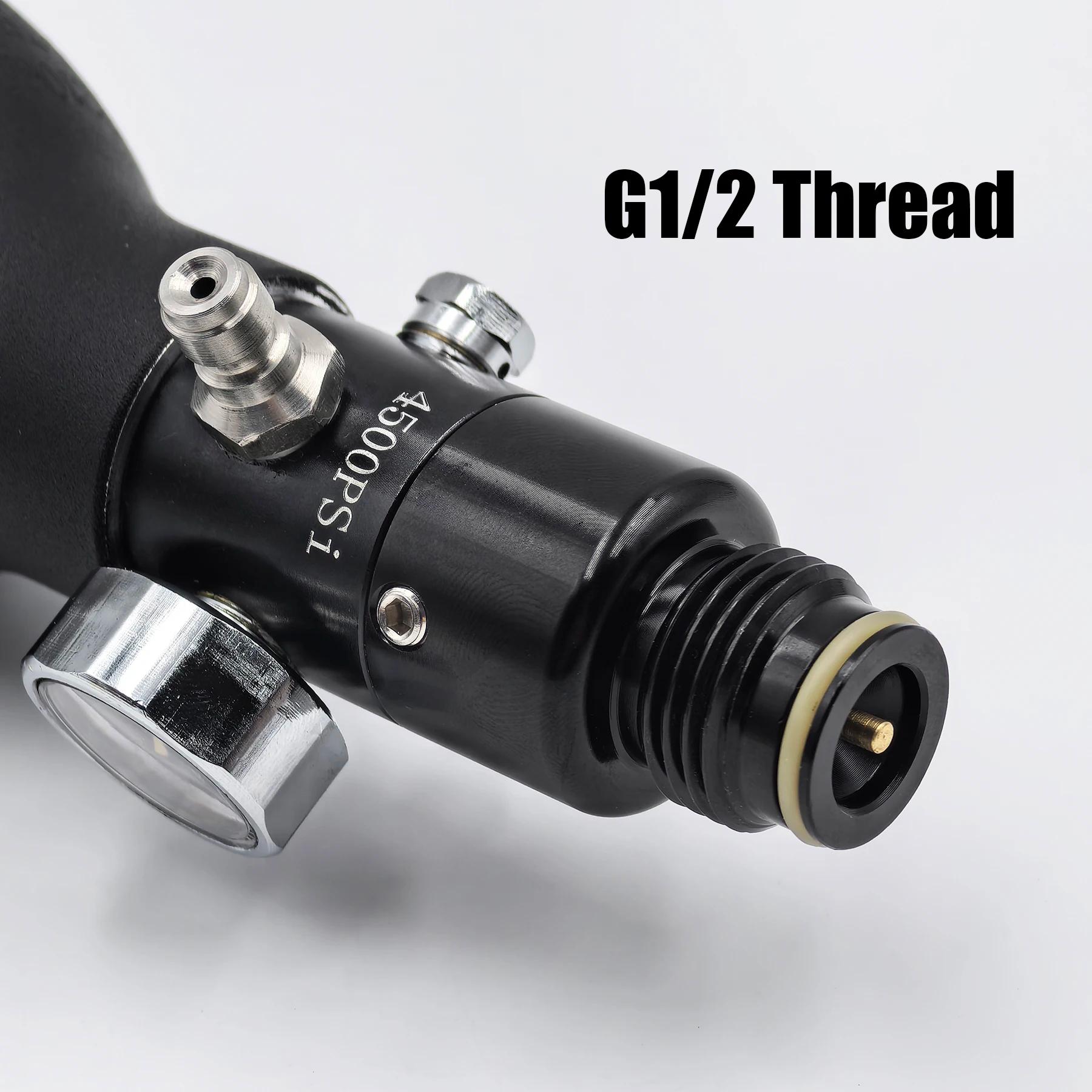 HPA 4500psi cylindre réservoir d'air régulateur vanne sortie 800psi à 3000psi M18 * 1.5 plongée esca
