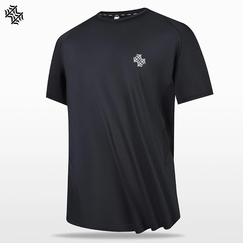 SBWL-T-shirt de sport à séchage rapide pour hommes, chemise de protection respirante, randonnée en p