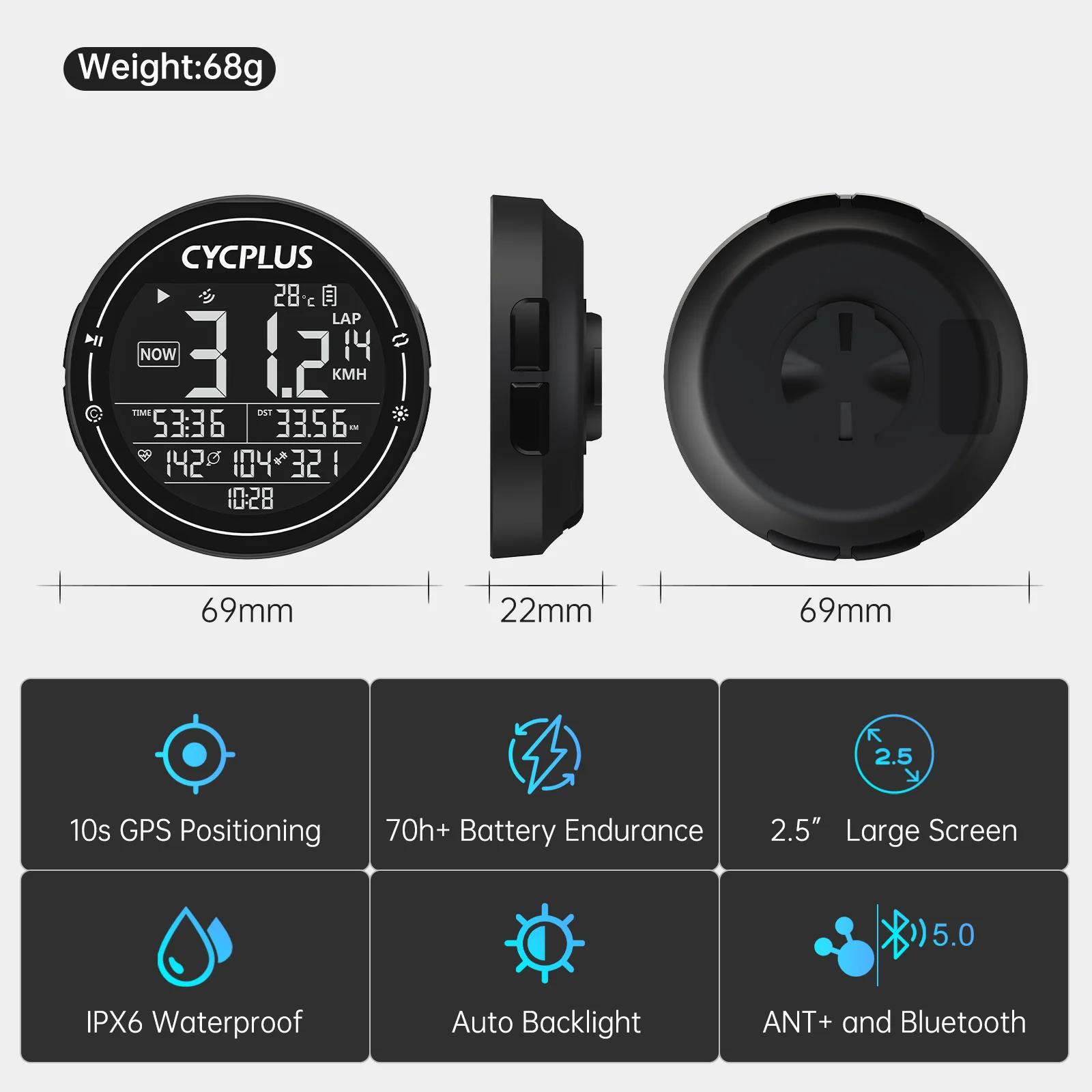CYCPLUS M2 vélo vélo accessoires GPS vélo ordinateur sans fil ANT + Bluetooth étanche compteur de vi
