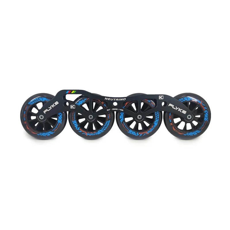 Flyke-Cadre de patins de vitesse en ligne, châssis MPC, 4 roues, NEUTRINO, 4x110, 4x100, 4x90, Black