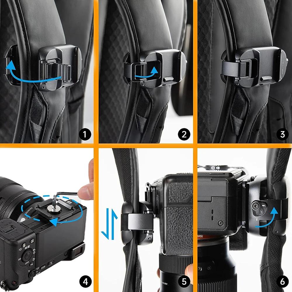IcalYTECH-réinitialisation pour appareil photo Beetle avec plaque, système de dégagement rapide pour