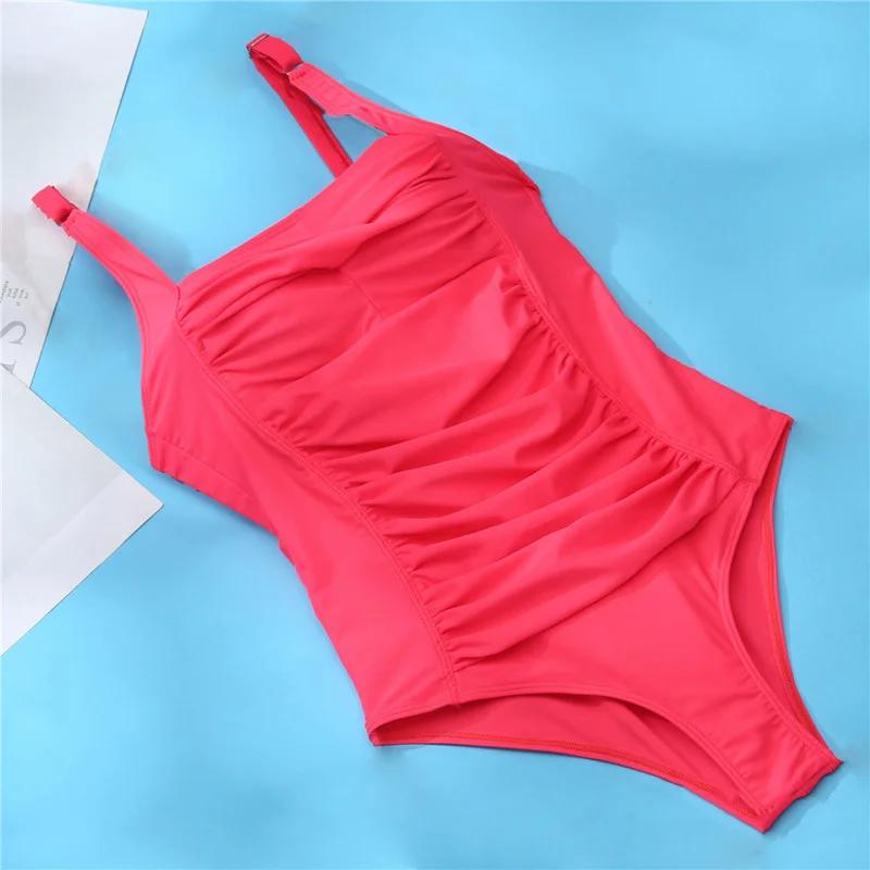 Maillot de bain une pièce push-up grande taille femme été sexy pour piscine et plage