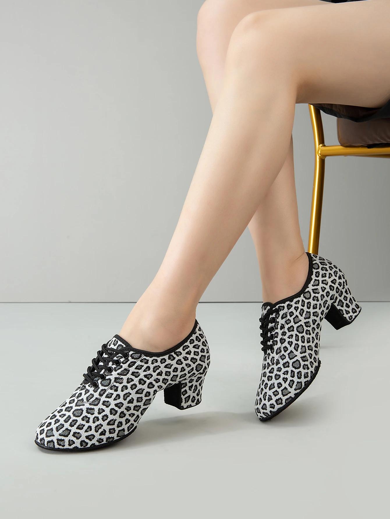 Chaussures de Jazz femmes chaussures de danse latine Salsa chaussure de salon femme 5cm talons dames