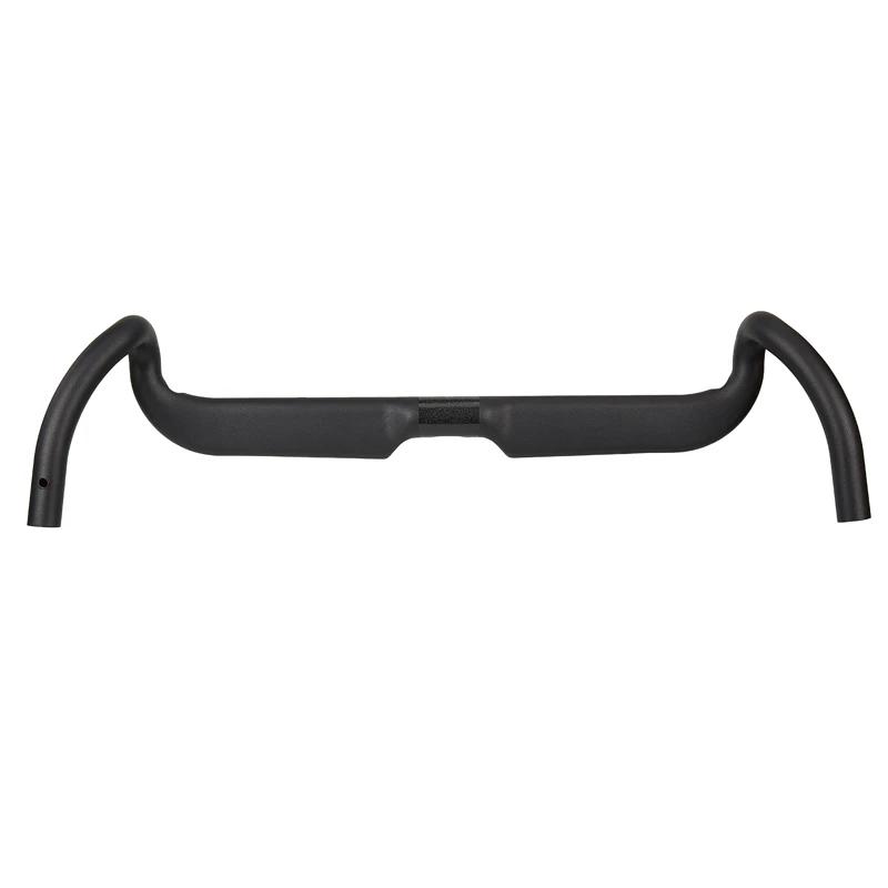 Guidon de vélo de route en carbone mat 37 Degrees Drop 80mm avec câblage entièrement intégré, ultral
