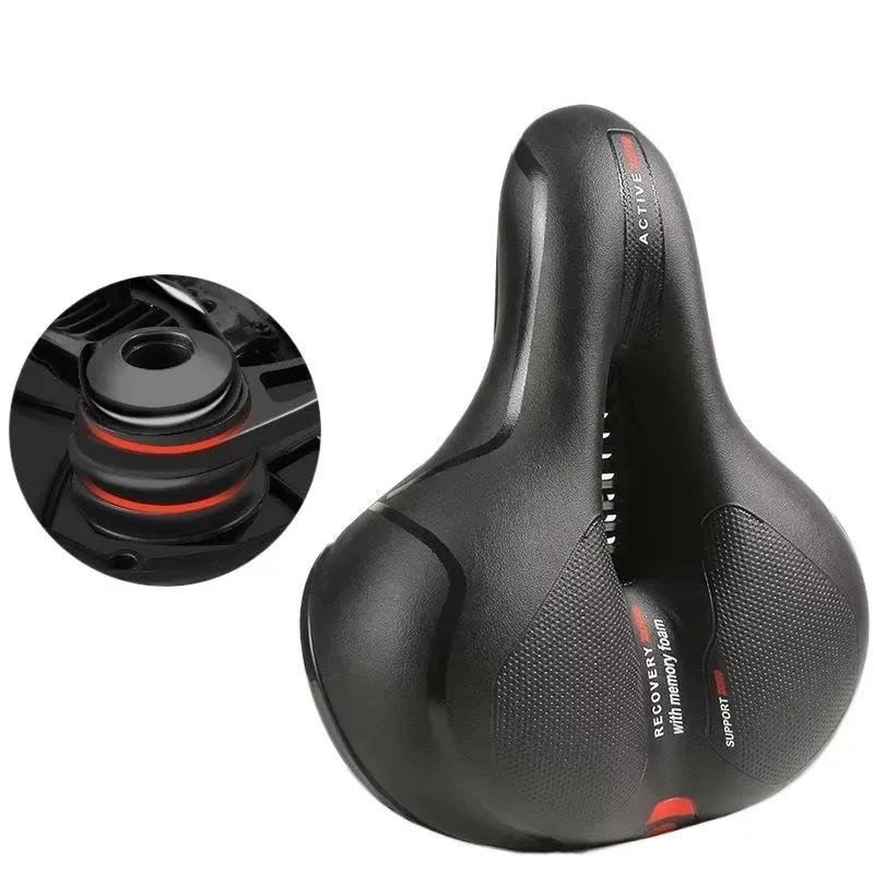 Selle Creuse Respirante de Vélo de Route et VTT pour Homme et Femme, Absorbe les Chocs, Confortable,