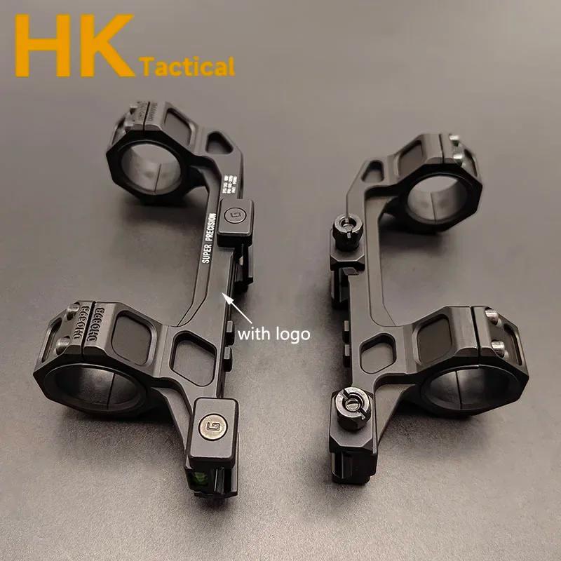 Support tactique GEISS Airsoft en porte-à-faux métallique, support de portée de 25.4mm 30mm avec niv