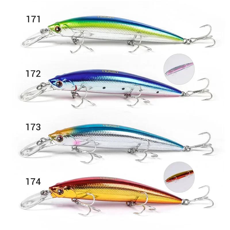 NOEBY 110mm 36g lourd coulant méné leurres de pêche roulant Wobblers appâts durs artificiels Jerkbai