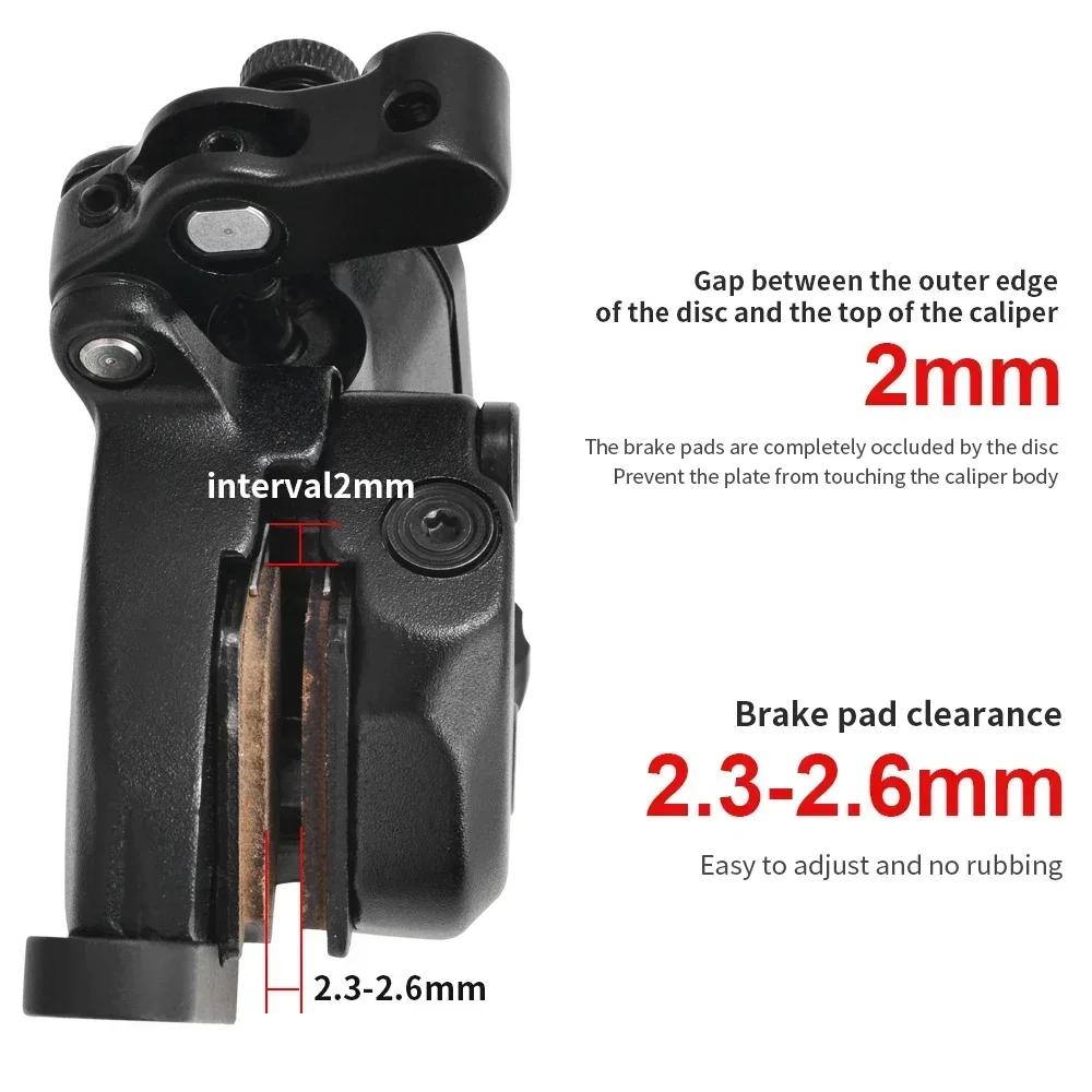 Calretraités-Frein à disque hydraulique pour vélo de route, jeu de freins avant et arrière, pièces d