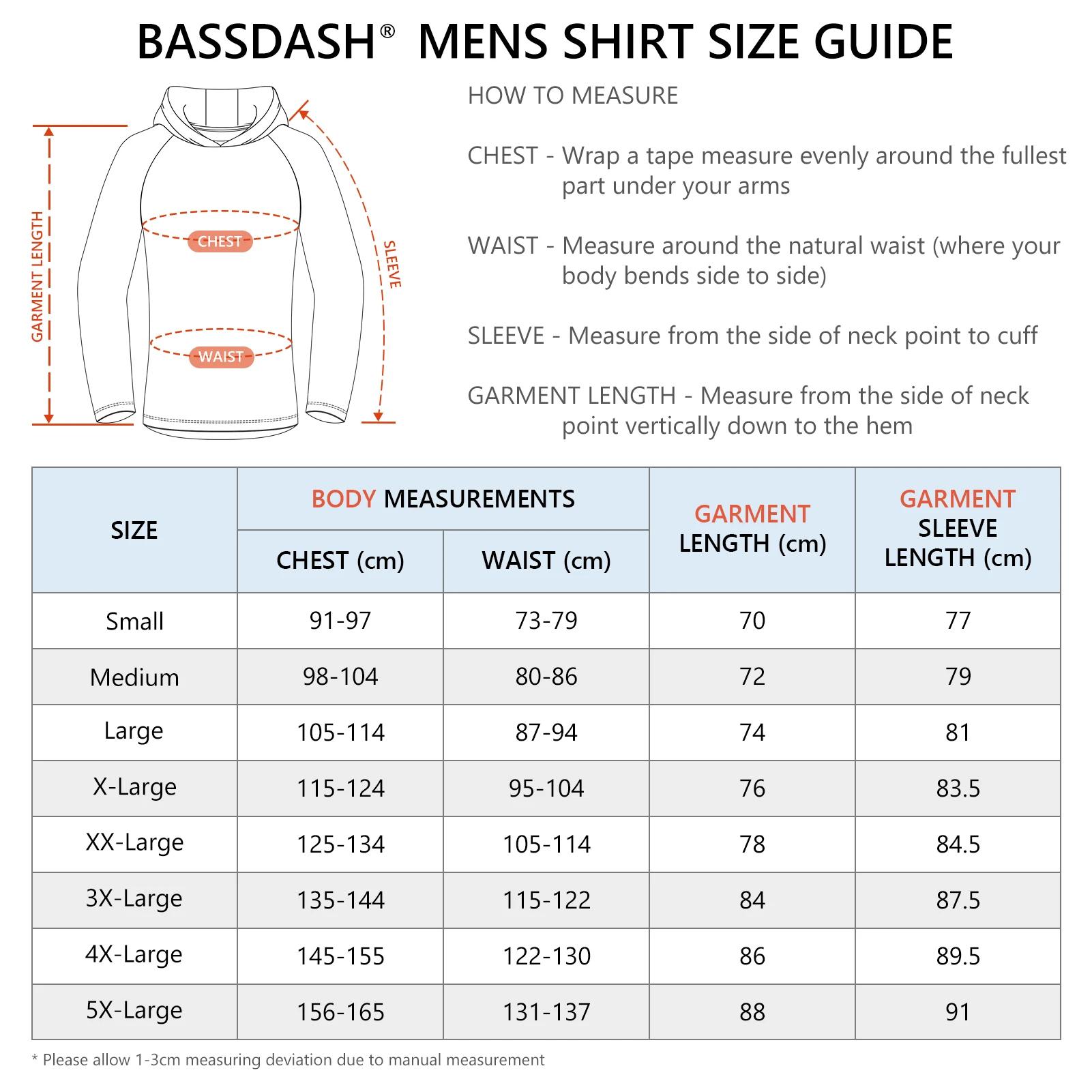 Bassdash – chemise de pêche UPF 50 Performance pour hommes, sweat à capuche rafraîchissant, camoufla