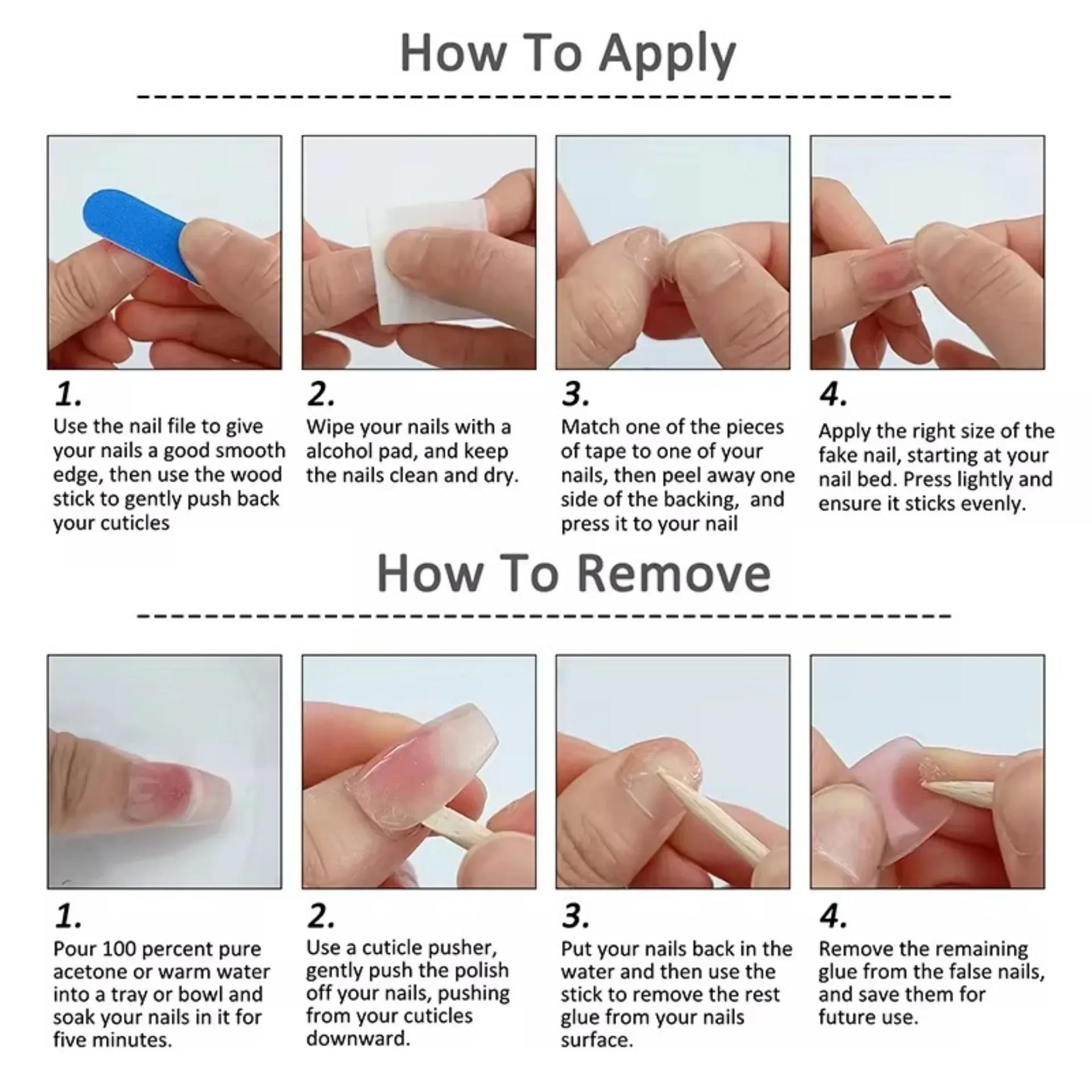 10 pièces oeil de chat presse à la main sur les ongles couleur bonbon faux ongles été mignon portabl