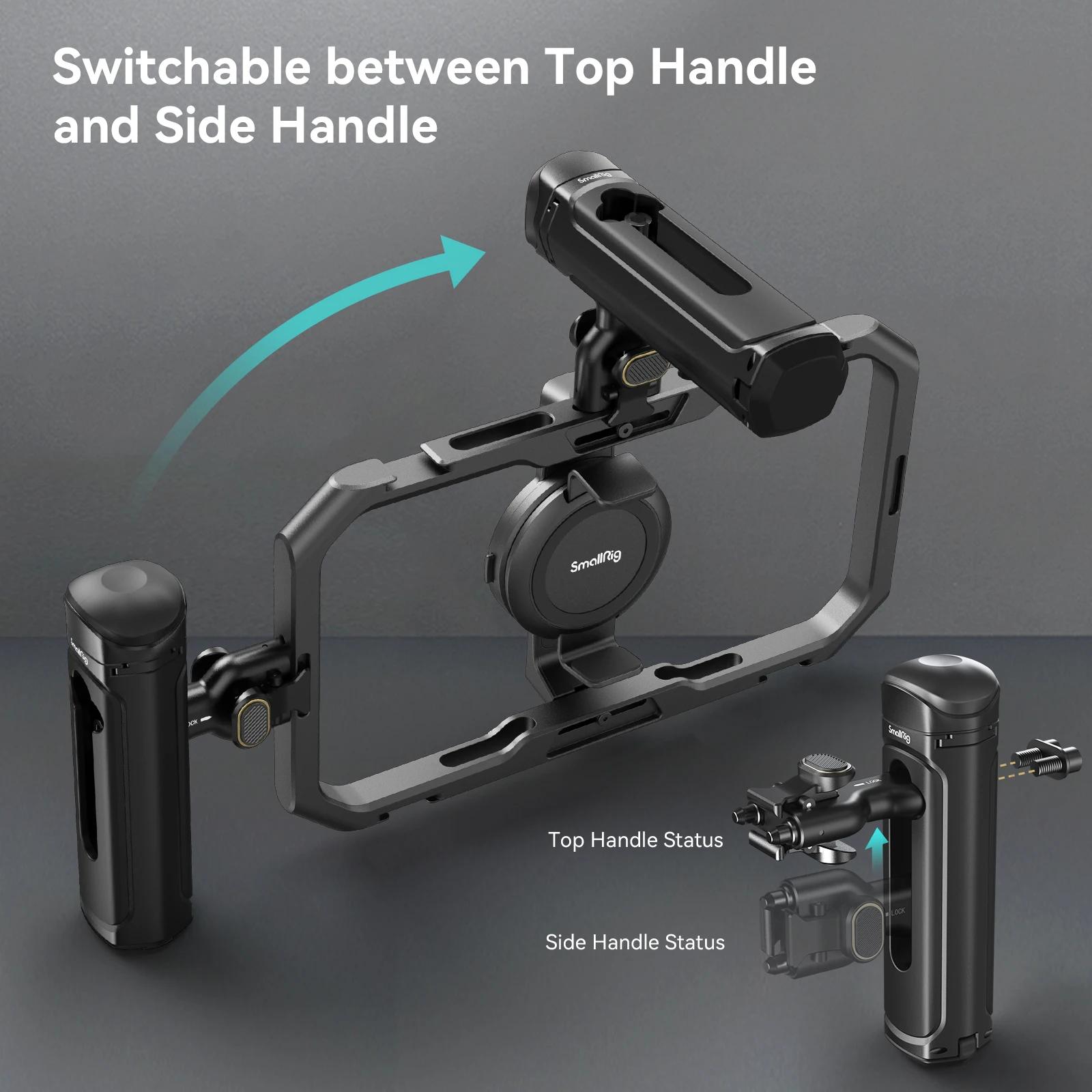 SmallRig-Poignée latérale à dégagement rapide, pour téléphone portable universel, pour iPhone série