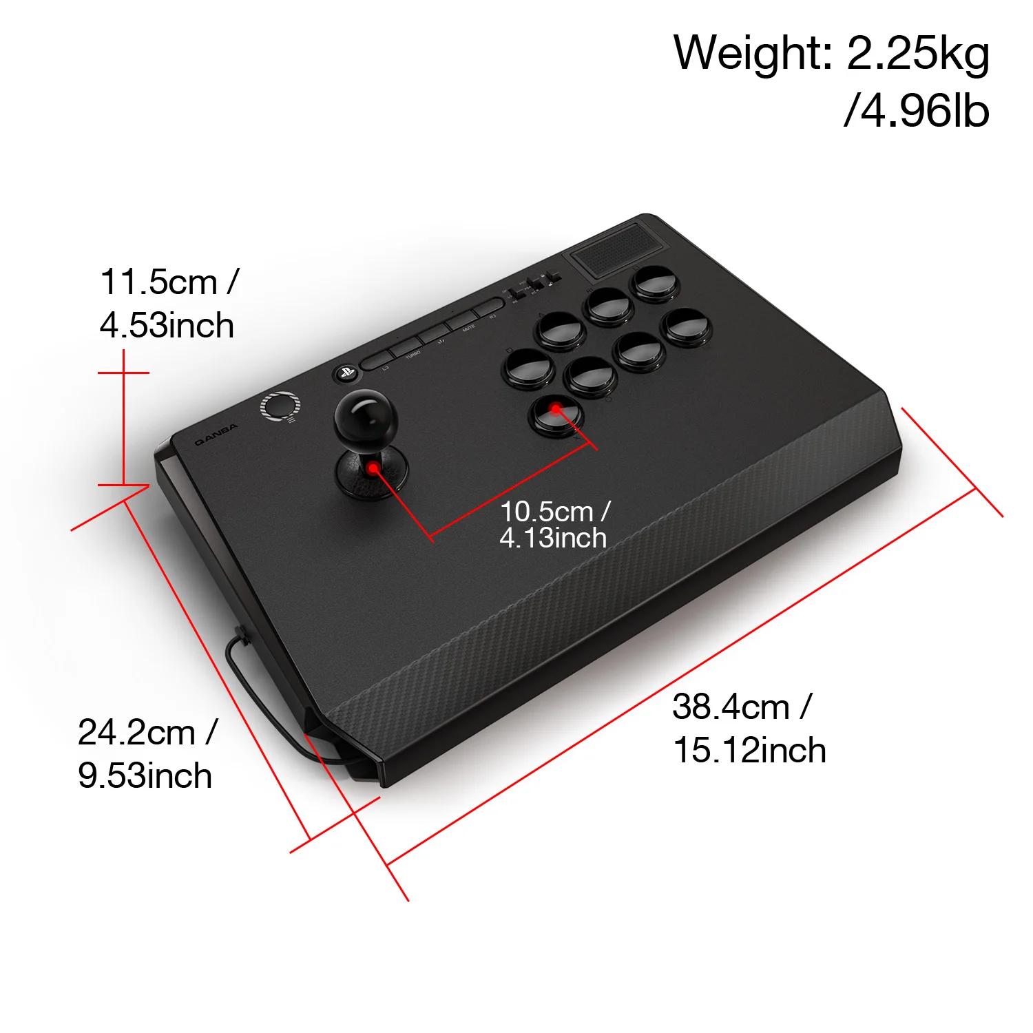QANBA B1 Titan Arcade bâton Joystick bâton de combat jeu d'arcade Joystick pour PS4/PS5/PC Steam Str