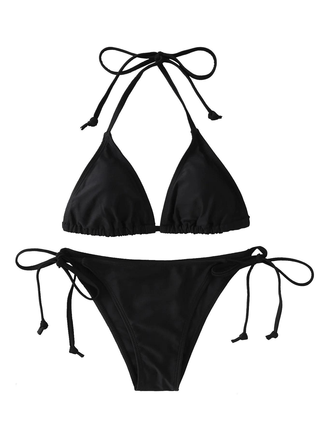 2024 mode Sexy maillot de bain femmes Bikinis ensemble Triangle maillots de bain String maillots de