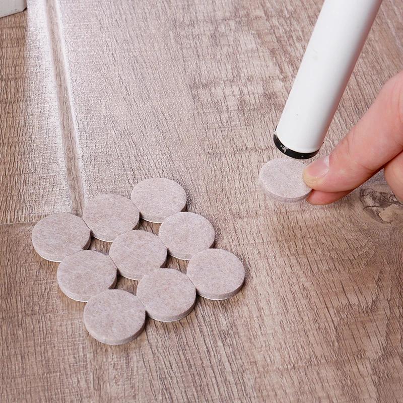 Coussinets de pieds de chaise en feutre, 18 à 128 pièces, 5mm d'épaisseur, tapis de protection contr