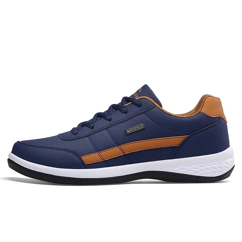 Cuir hommes chaussures baskets tendance chaussures décontractées italien respirant loisirs hommes ba