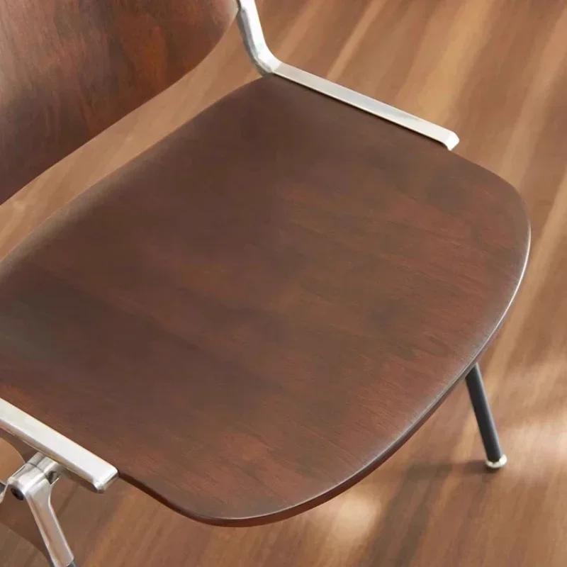 Chaises de salle à manger modernes, ergonomiques du milieu du siècle, à dossier haut, pour salle à m