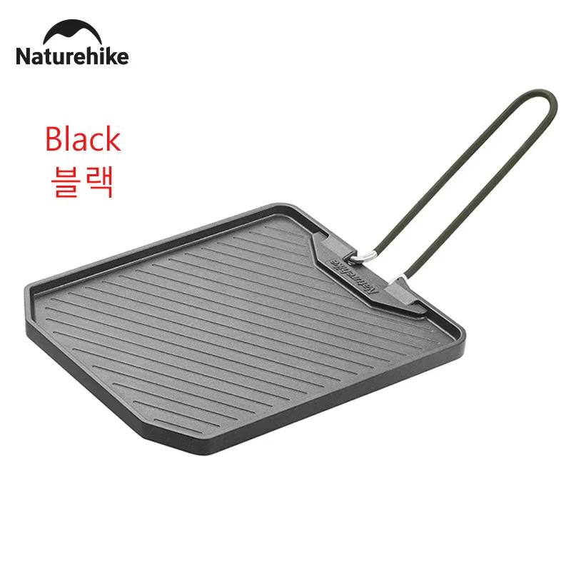 Poêle camping Naturehike pliante antiadhésive pique-nique portable facile nettoyer gril randonnée barbecue