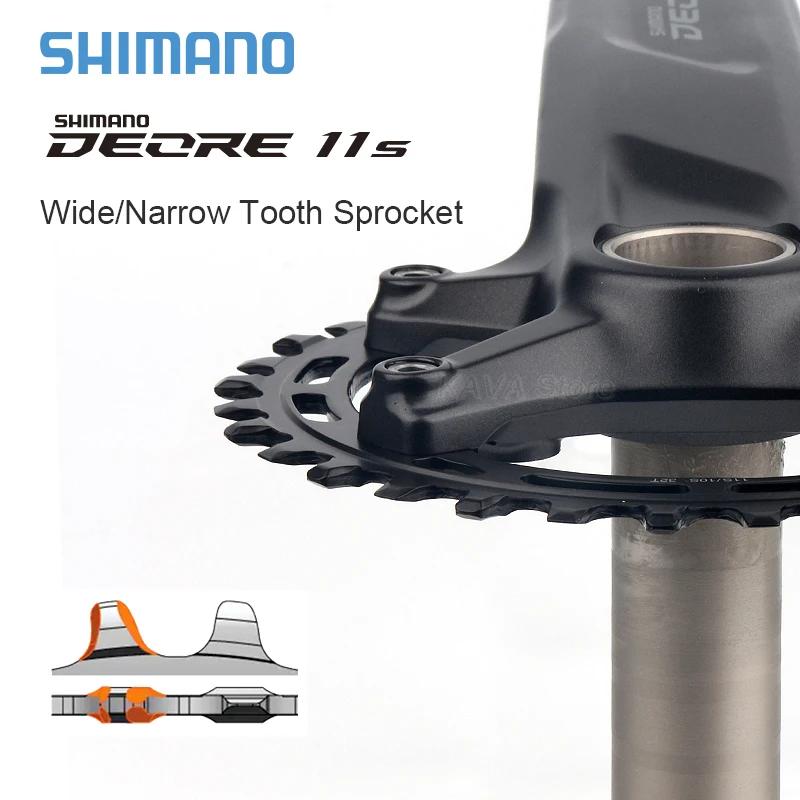 Pédalier Shimano Deore FC M5100 VTT 10S 11S 32T 175mm 170mm BB52 transmission durable
