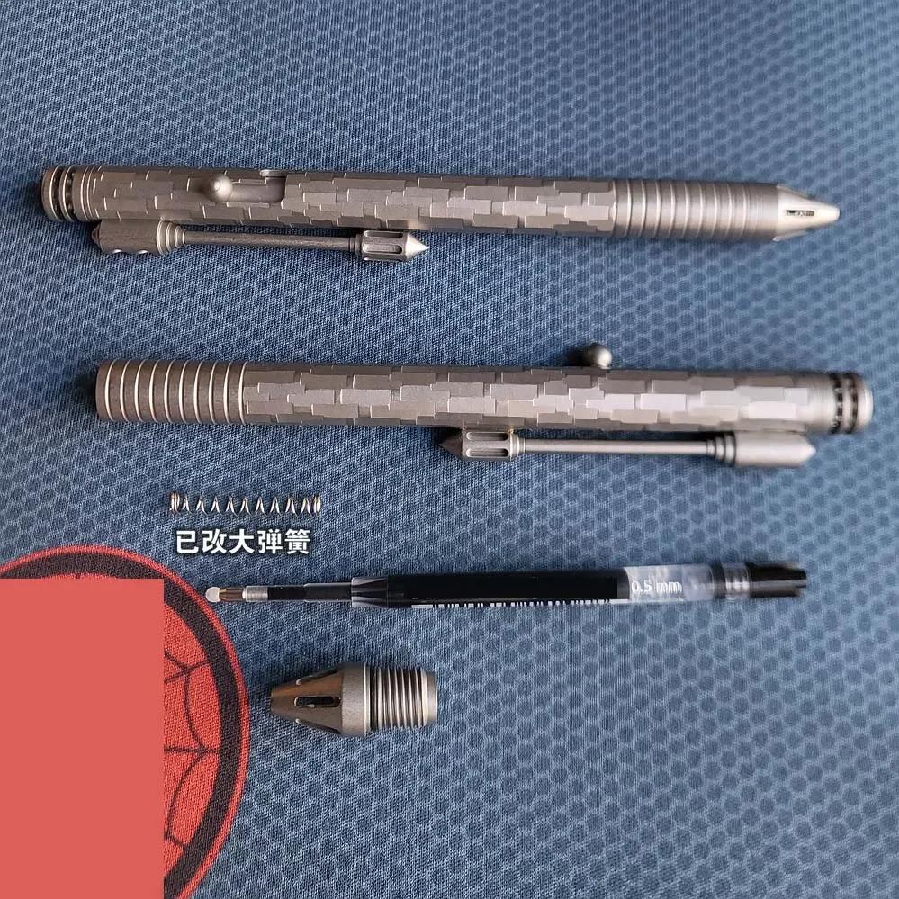 Stylo tactique en alliage de titane EDC, avec Collection d'écriture, outils EDC portables multifonct
