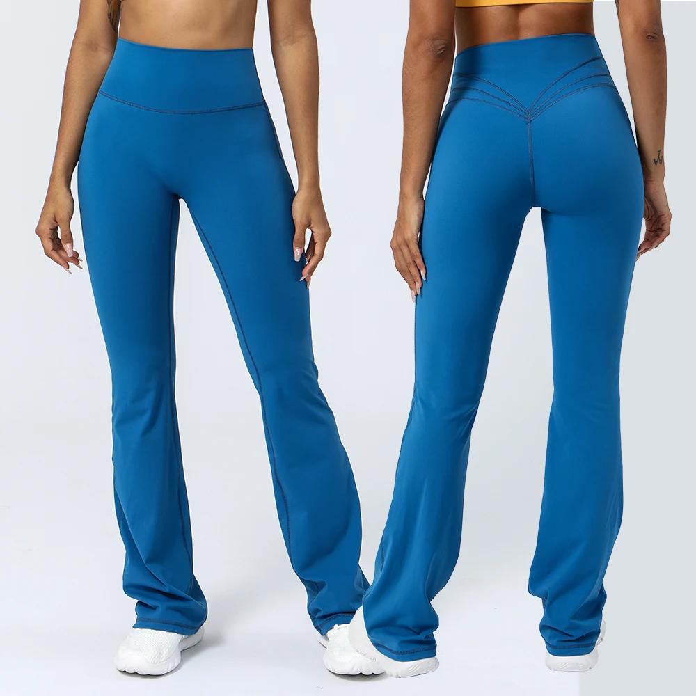 Leggings évasés de Yoga pour femmes, taille haute, danse, Pilates, Fitness, gymnastique, levage des