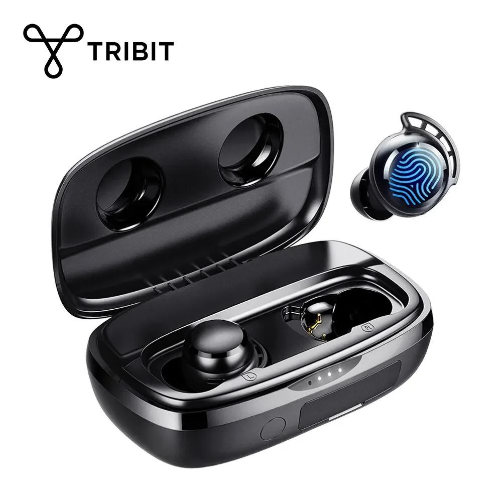 TriBit FlyBuds 3 TWS Écouteurs Bluetooth IPX8 Étanche 100 Heures De Jeu Casque sans Fil Tactile Cont