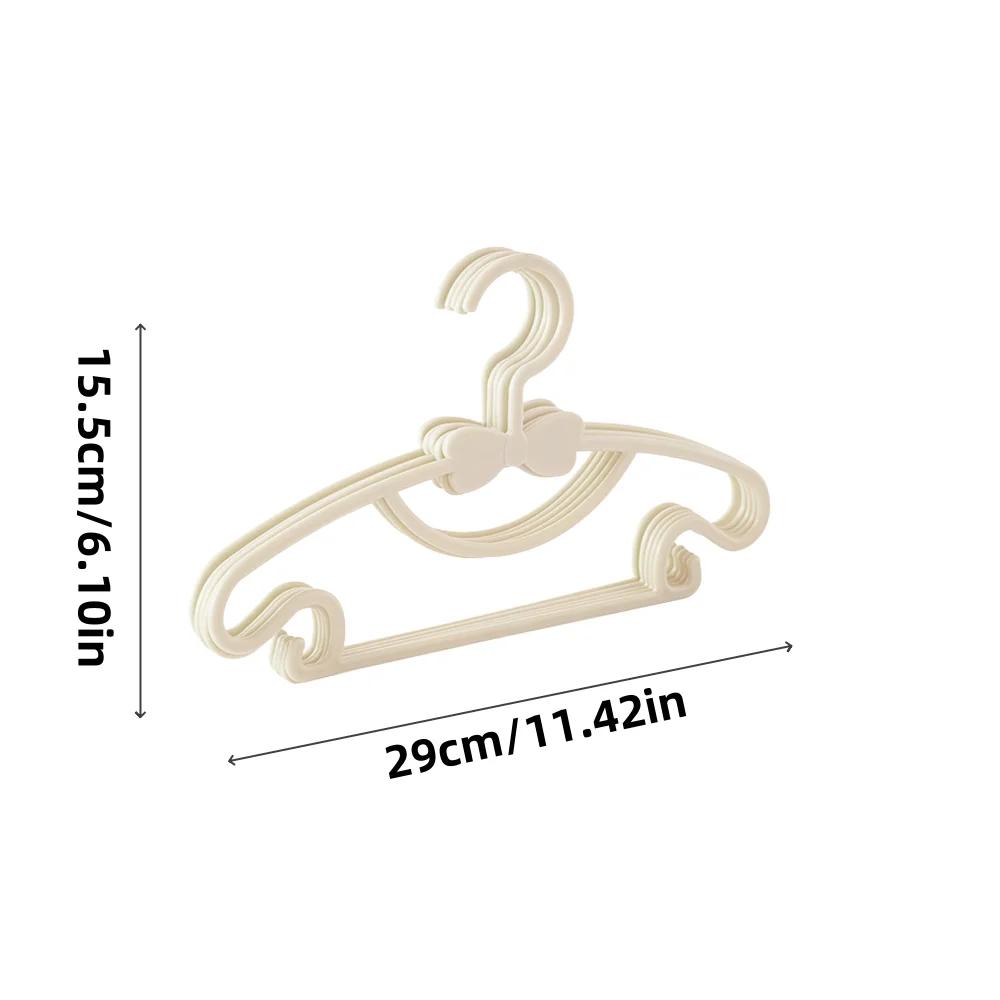 5/10/20/30/50pcs de cintres pour enfants en plastique Portable serviette écharpes cintres enfants vê