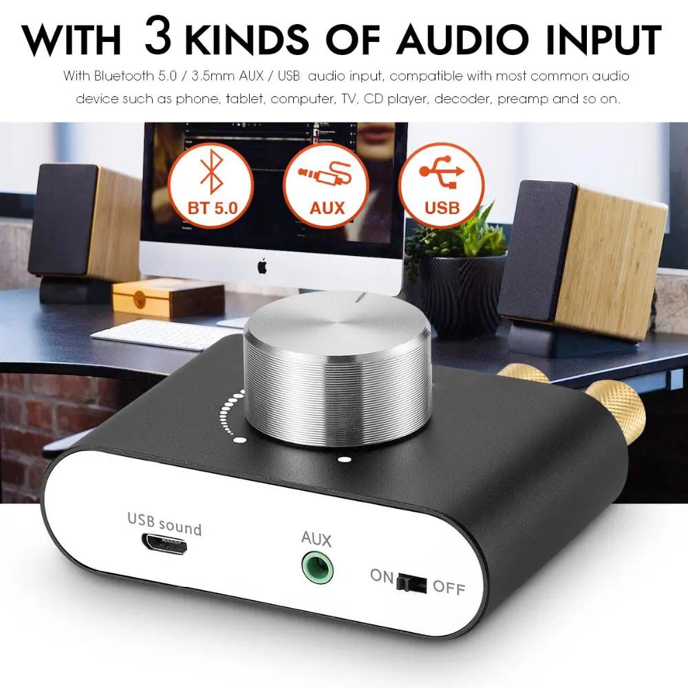 Woopker amplificateur Audio numérique amplificateur de son HiFi récepteur TPA3116 Bluetooth 5.0 voit