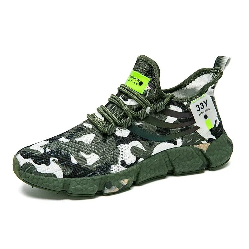 Chaussures de course respirantes pour hommes et femmes, baskets colorées, antidérapantes, à la mode,