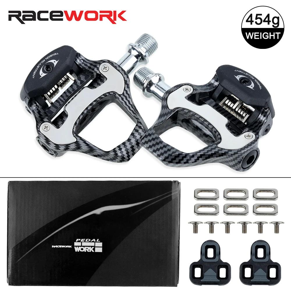 RACEasy-Pédale de vélo de course texturée en fibre de carbone, ultra-légère, éventuelles D, Keo, aut