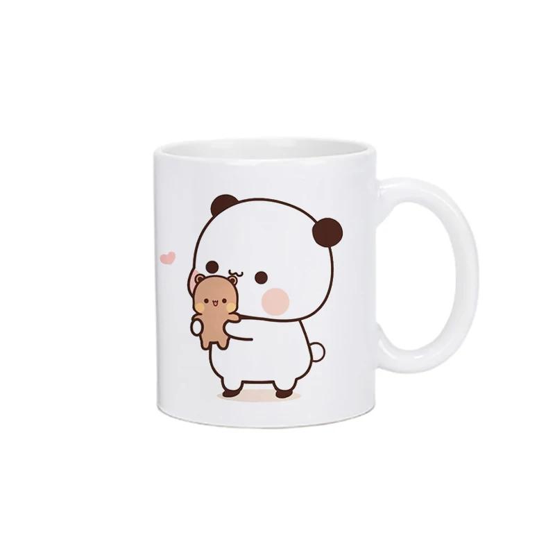 Panda Bear Bubu Dudu café lait tasse moka chat Panda ours Couple tasse de noël Kawaii tasses tasses