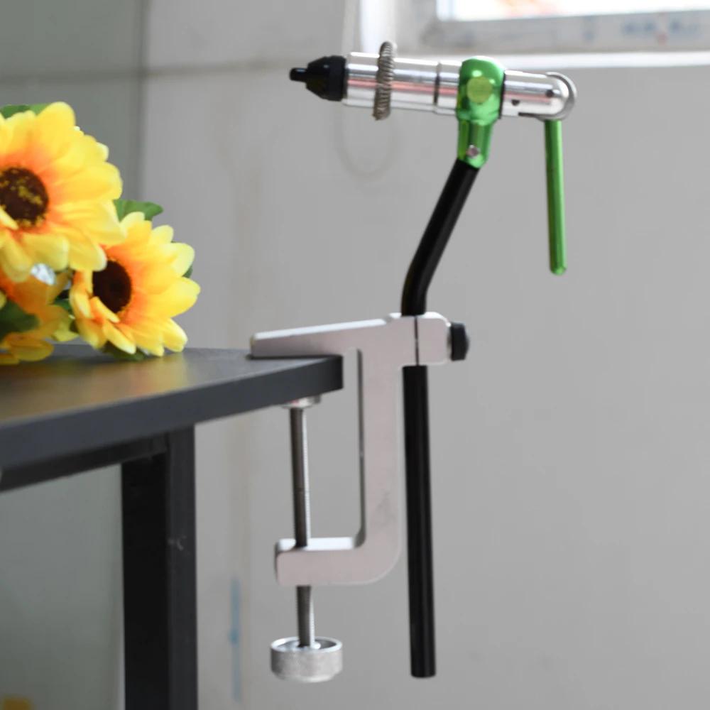 Étau de pêche à la mouche rotatif MNFT - Rotation 360° ajustable pour quilles et gabarits, ensemble complet